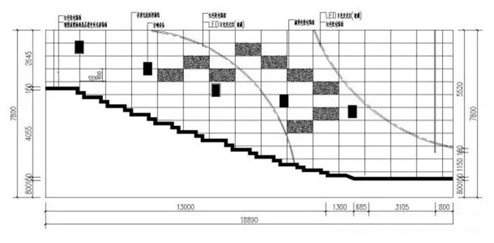 順德宏晟國際影城側墻設計圖2 順德宏晟國際影城側墻設計圖2