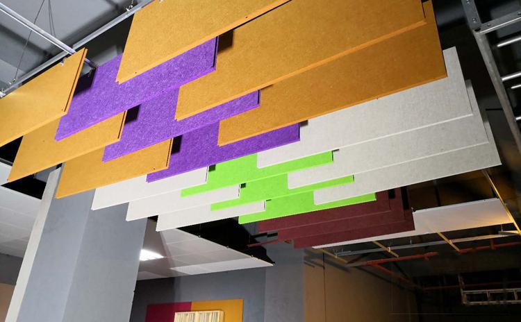 安徽蚌埠商場空間吸聲體聲學工程 安徽蚌埠商場空間吸聲體聲學工程